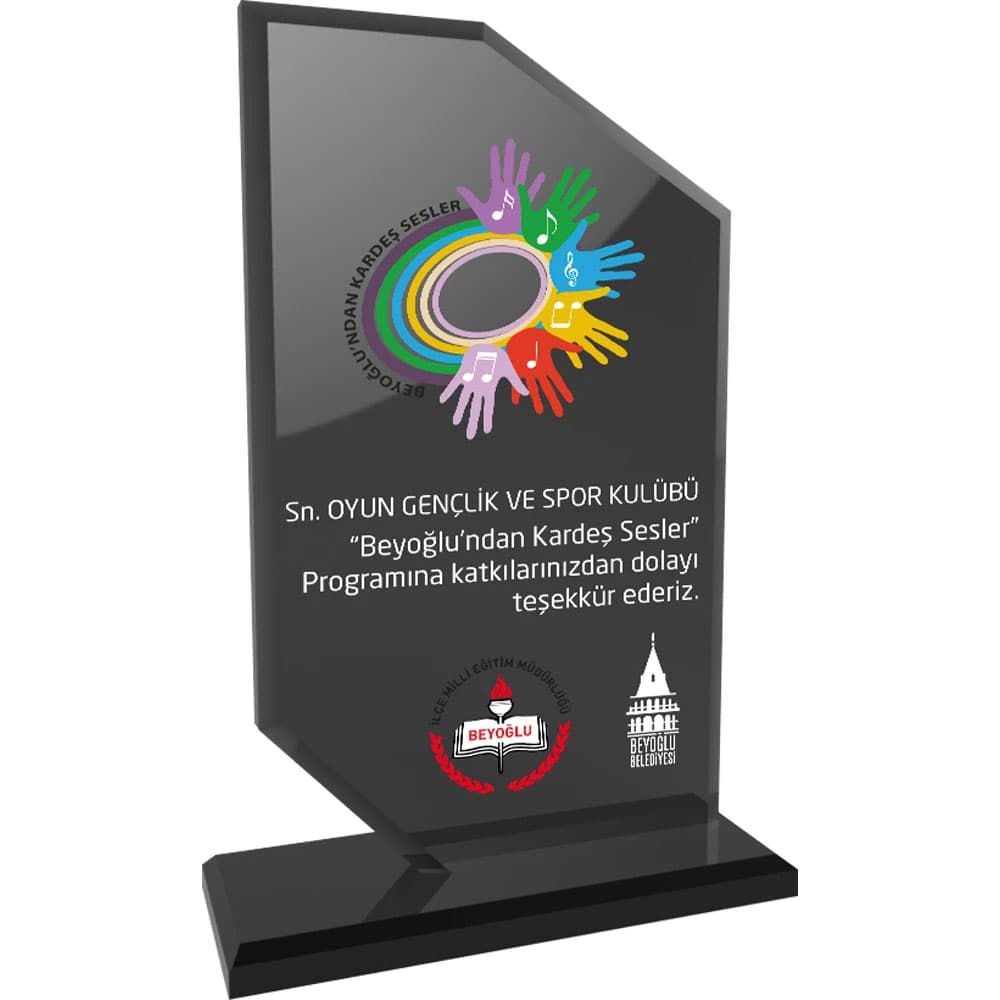 Kristal Plaket görsel 1